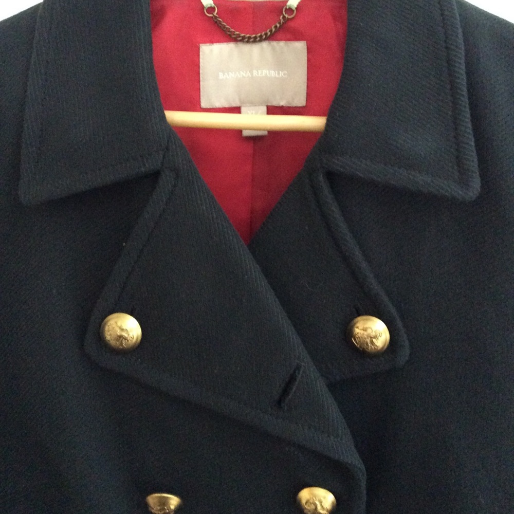 Black pea coat